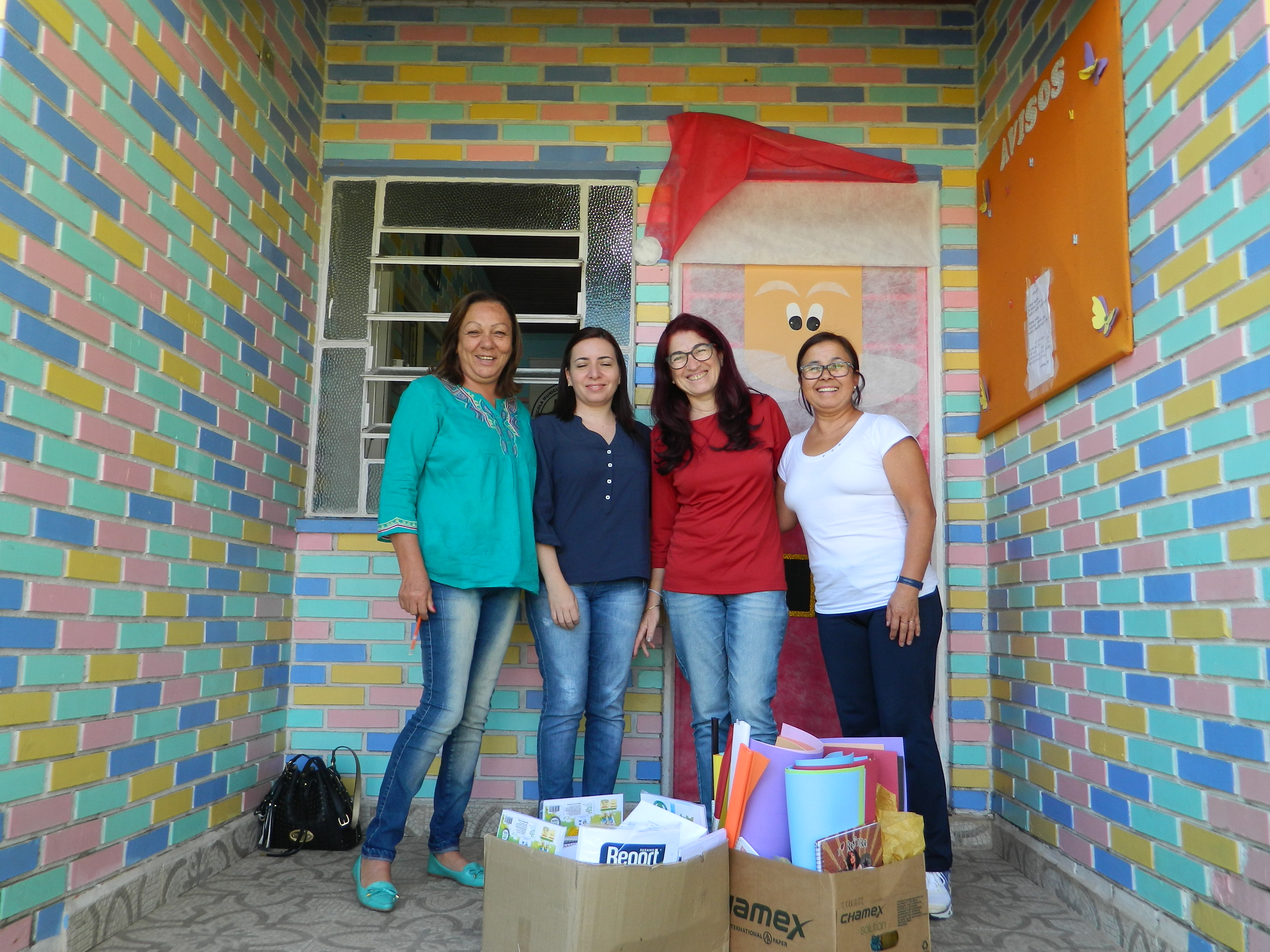 Doação do material escolar