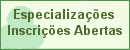 Especializações - Inscrições abertas
